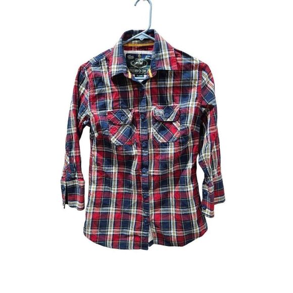 Superdry L juniors button up - Picture 1 of 7